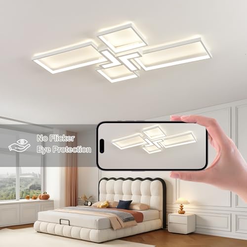 Modern Ceiling Light 35'' 65W 3000K