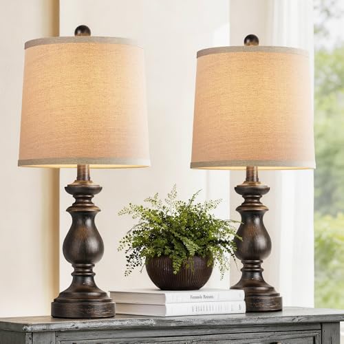 Traditional Table Lamp Set of 2 (2 Count)