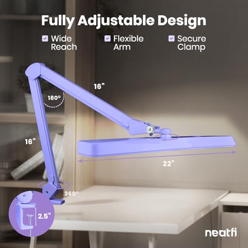 XL 2 500 Lumens 30W LED Task Lamp for Manicure Table