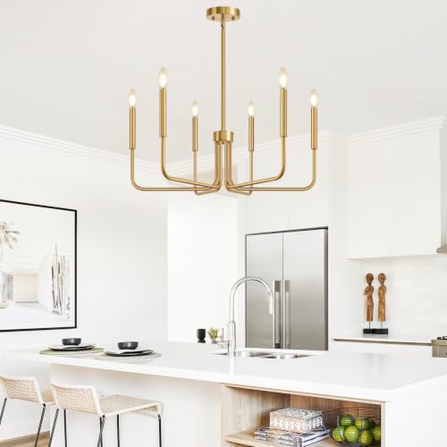 Brass Gold Chandelier
