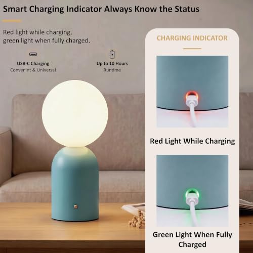 10.8” Cordless Rechargeable LED Table Lamp