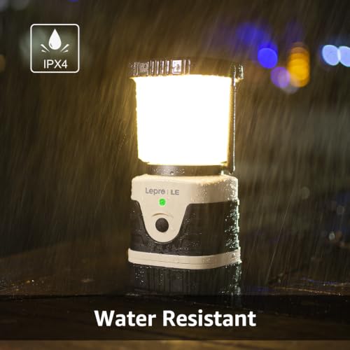 1000LM LED Camping Lantern Rechargeable with 4 Light Modes (2 Count)