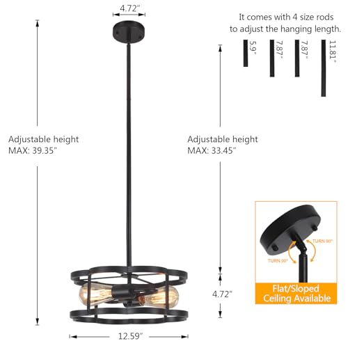 Semi Flush Mount Ceiling Light