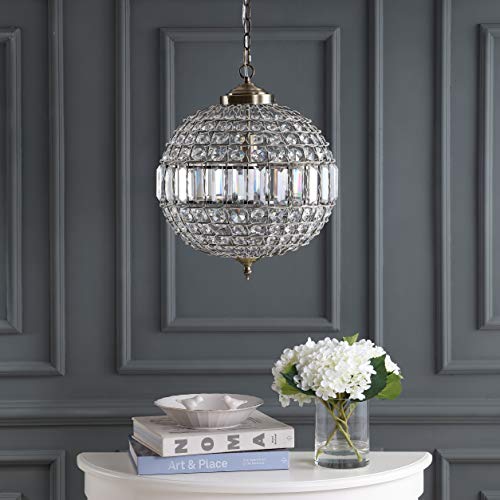 Georgina 1 Light Crystal Globe Pendant