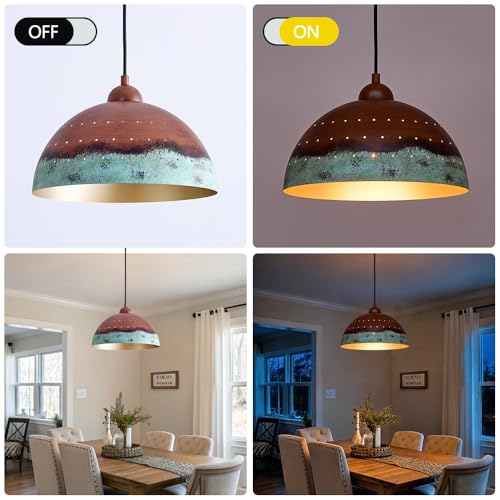 11.8 Inch Metal Dome Pendant Light