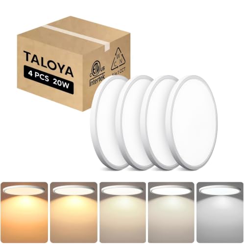 4 Pack 10 Inch Flush Mount LED Ceiling Light Fixture (4 Count)