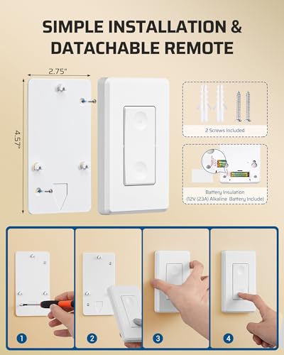 Wireless Light Switch Kit