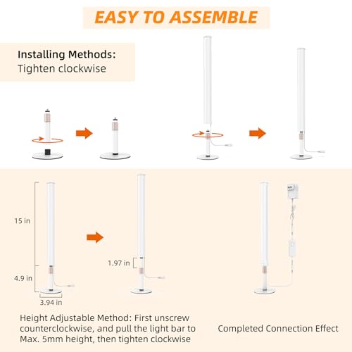 LED Vanity Lights for Mirror with 5 Color Temperature for Makeup
