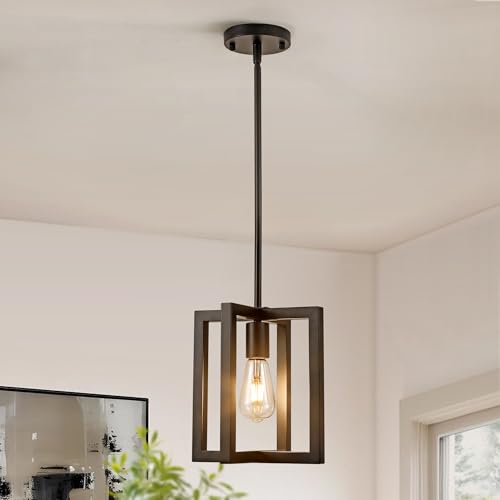 Small Modern Farmhouse Black Pendant Lights Kitchen Island