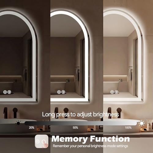 24"x36" LED Bathroom Mirror with Lights