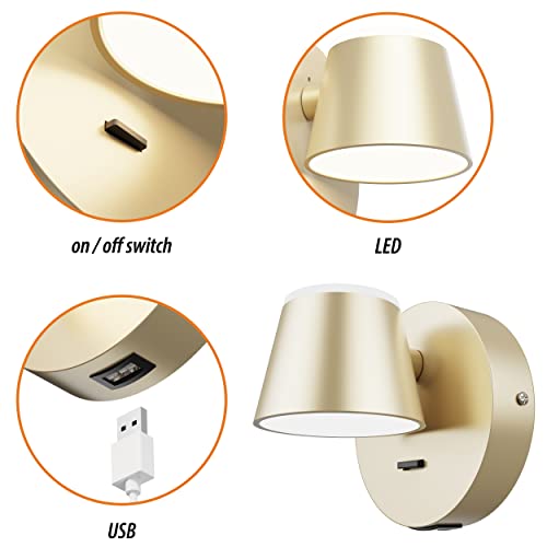 Wall Light LED Wall Sconce with On