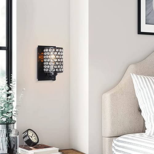 Crystal Wall Sconce Oil Rubbed Bronze Finish (2 Count)