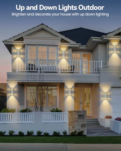 Dusk to Dawn Outdoor Wall Lights (2 Count)