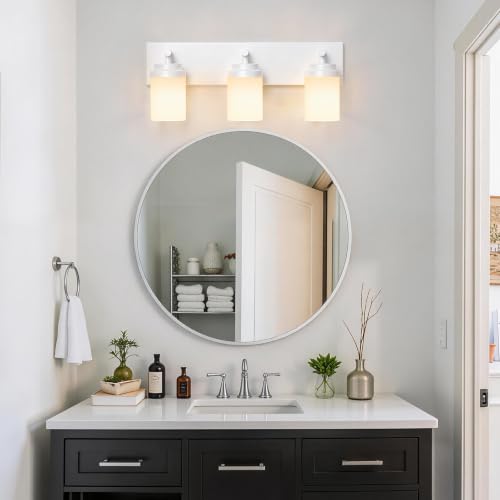 Bathroom Light Fixture White