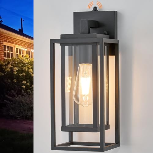 14" Dusk to Dawn Double Cage Outdoor Wall Light