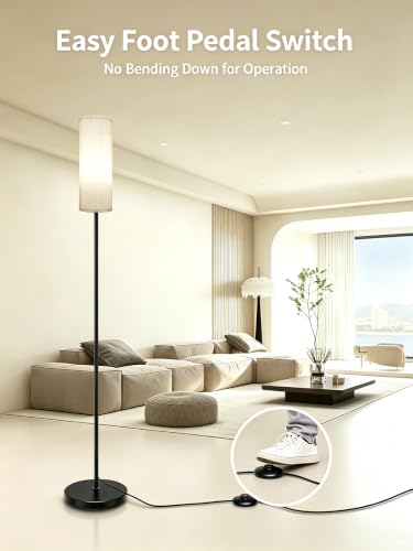 67" Floor Lamps for Living Room with Magnetic Remote