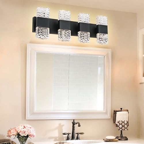 LED Bathroom Vanity Light 32W Crystal Vanity Light Bar 23.6 in