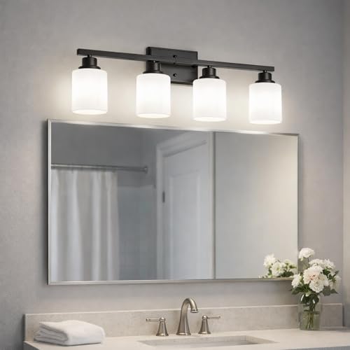 4 Light Bathroom Light Fixtures