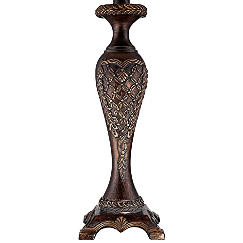 Shaylee 23 1 2" High Table Lamp Bronze Brown Candlestick Cottage