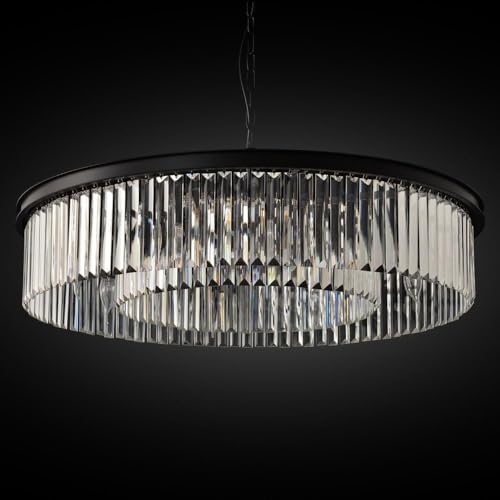 Crystal Chandeliers Modern Contemporary Ceiling Lights Fixtures Pendant Lighting for Dining Room Living Room Chandelier D33.5