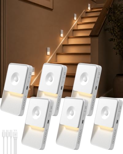 6 Pack Motion Sensor Night Lights (6 Count)