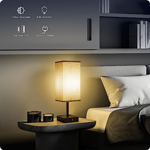 Bedside Table Lamps Set of 2 (2 Count)
