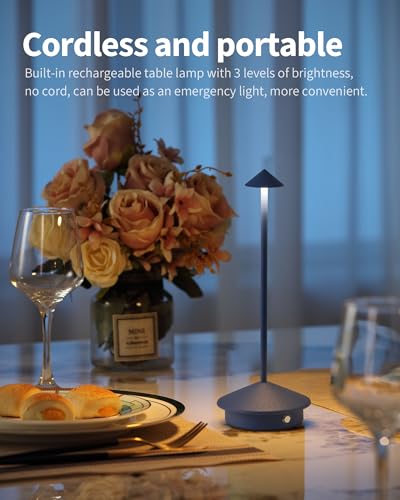 Modern Cordless Table Lamp Set of 2 (2 Count)