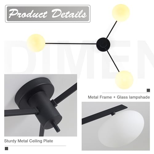 Sputnik Ceiling Light Fixture