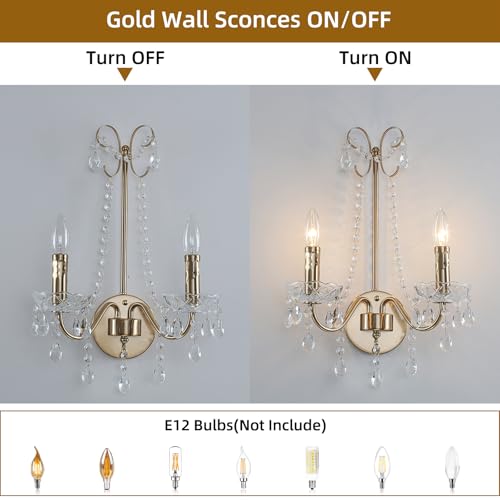 Crystal Wall Sconce Light