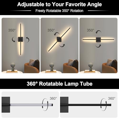 Battery Operated Wall Sconce Set of Two with Remote Control (2 Count)