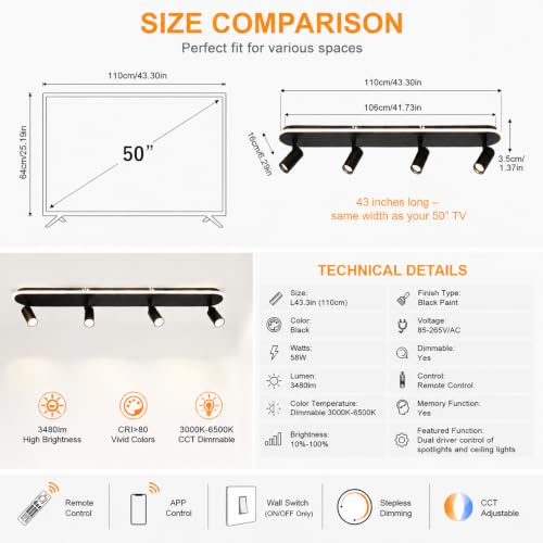 LED Track Lighting Fixtures Ceiling