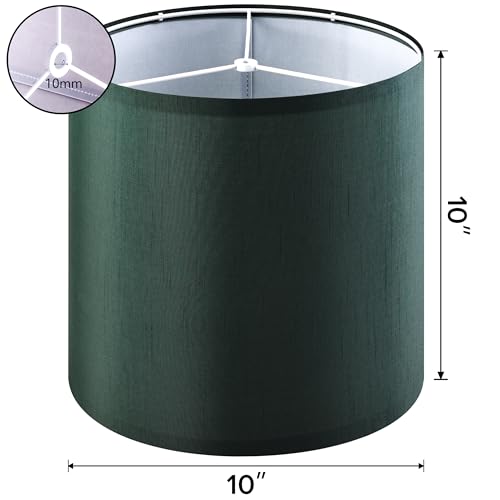 Small Drum Lampshades Dark Green (2 Count)