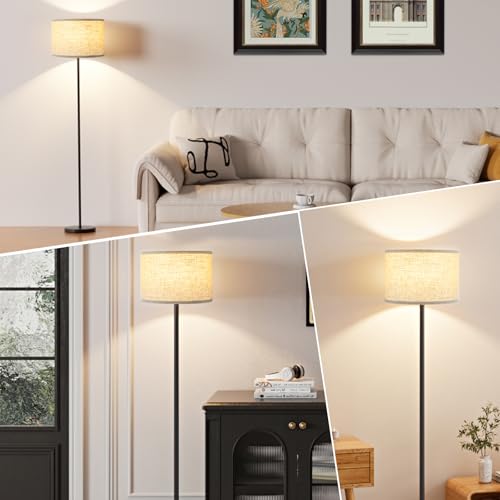 60'' Modern Floor Lamp with Shade