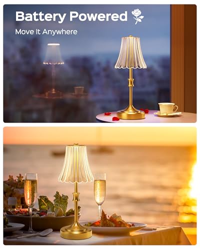 Vintage Cordless Table Lamp