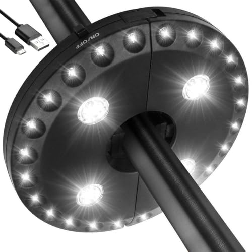 Patio Umbrella Light Rechargeable Umbrella Lights