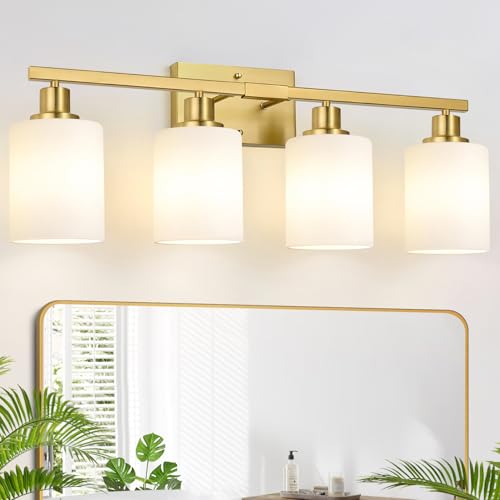 4 Light Bathroom Light Fixtures (4 Count)