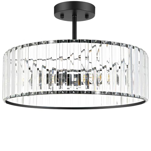 Modern Crystal Ceiling Light Fixture