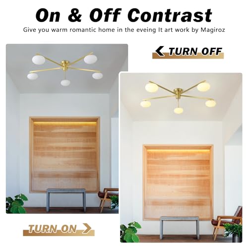 Sputnik Ceiling Light Fixture