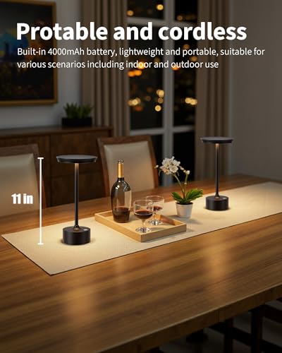 Rechargeable Table Lamps Set of 2 (2 Count)
