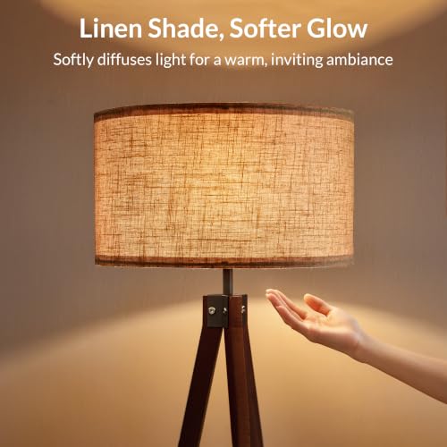 Tripod Floor Lamp Mid Century Modern Standing Lamps for Living Room
