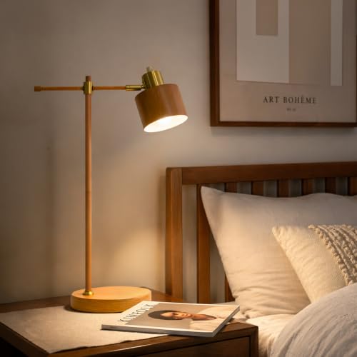22.2" Mid Century Desk Lamp