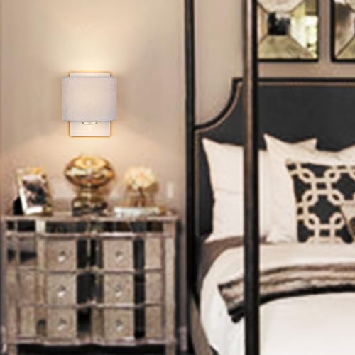 Modern Brushed Nickel Wall Sconces Set of 2 (2 Count)