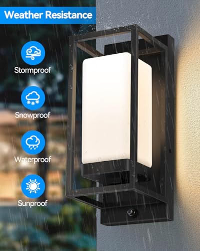 Dusk to Dawn Outdoor Wall Lights 2 Pack