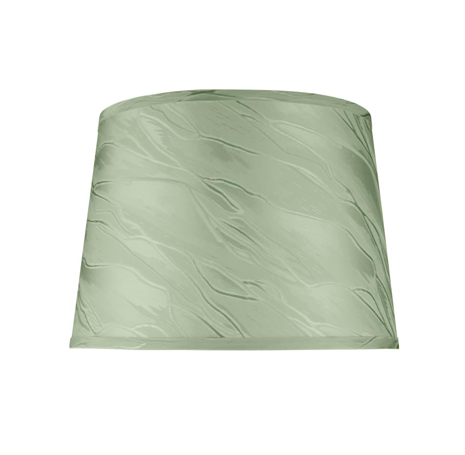 32143A Transitional Hardback Empire Shaped Spider Construction Lamp Shade in Greyish Green