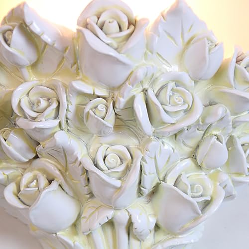 White Flower Wall Sconce 1