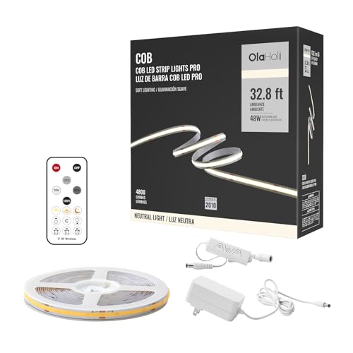 32.8ft COB LED Strip Light with Remote (32.8 Foot)