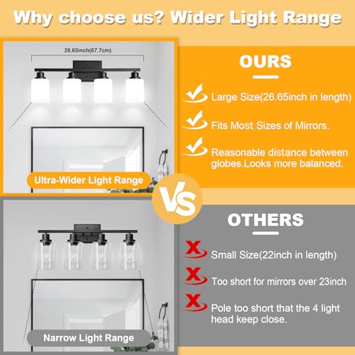 4 Light Bathroom Light Fixtures