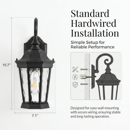 Black Exterior Wall Sconces