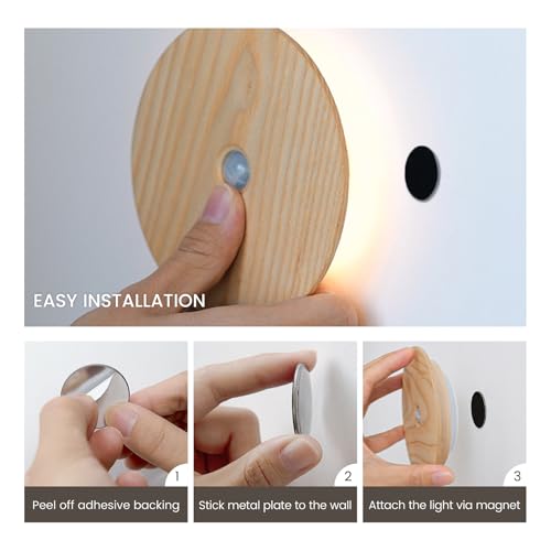 Rechargeable Night Lights with Motion Sensor (2 Count)