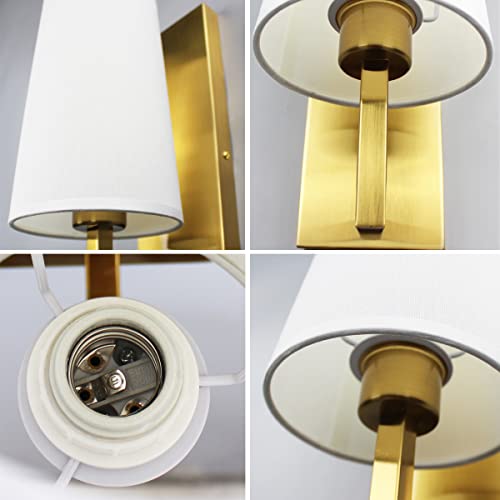 Mid Century Modern Gold Wall Sconces Set of 2 (2 Count)